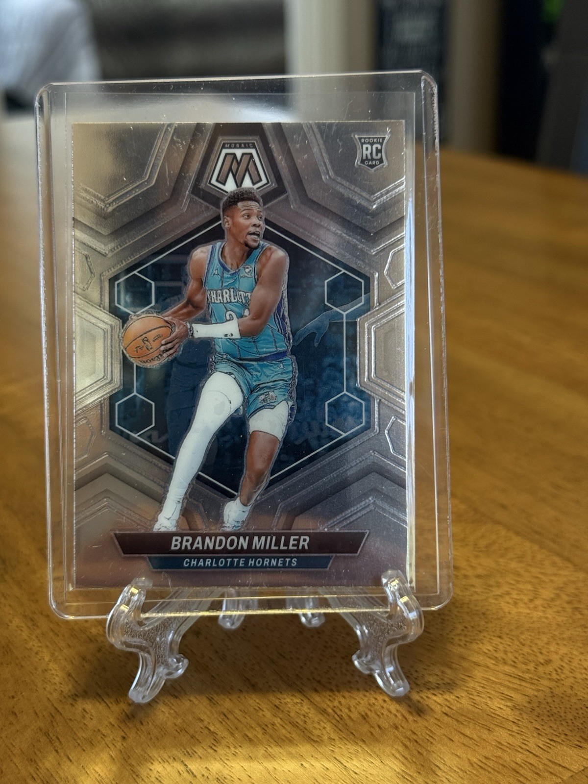 2023-24 Panini Mosaic BRANDON MILLER #202 Rookie SILVER MOSAIC Mint Condition