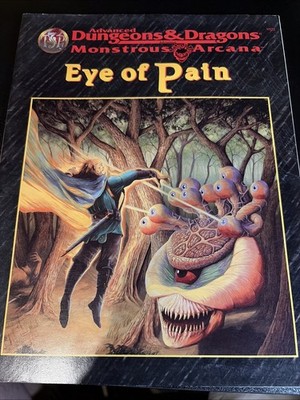 Advanced Dungeons & Dragons Monstrous Arcana Eye of Pain DND Adventure Guide