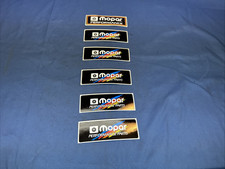 Lot Of 6 Vintage Mopar Performance Parts Stickers Decals 1 12 X 4 12 Lot