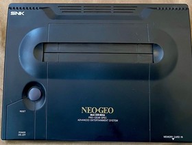 Neo Geo AES Console US Version+Box+PS+AV Switch+AV Cable+Game-Working and Clean