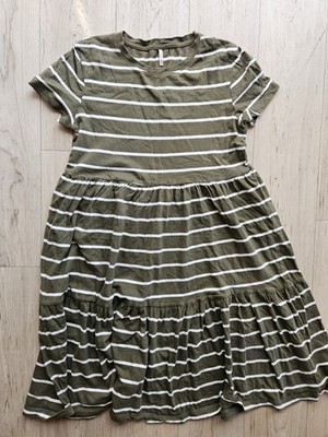  Only Kids Gr 158/164 Kleid Basic gestreift 
