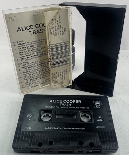 Alice Cooper - Trash - Used Cassette/Tape - Picture 3 of 3