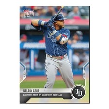 Nelson Cruz - 2021 MLB Topps Now Card 548 - Print Run: 265 Tampa Bay Rays