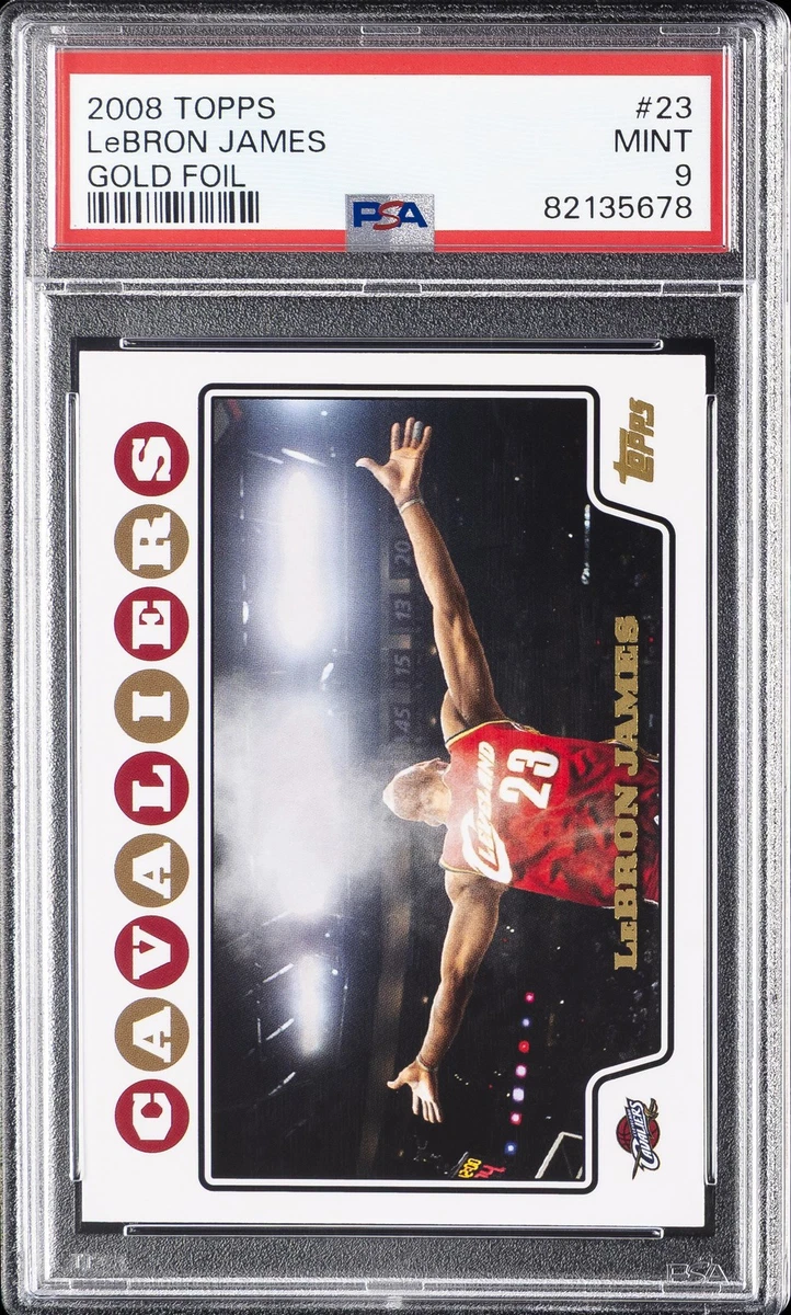 Topps LeBron James 9 Graded Basketball Sports Trading Cards
