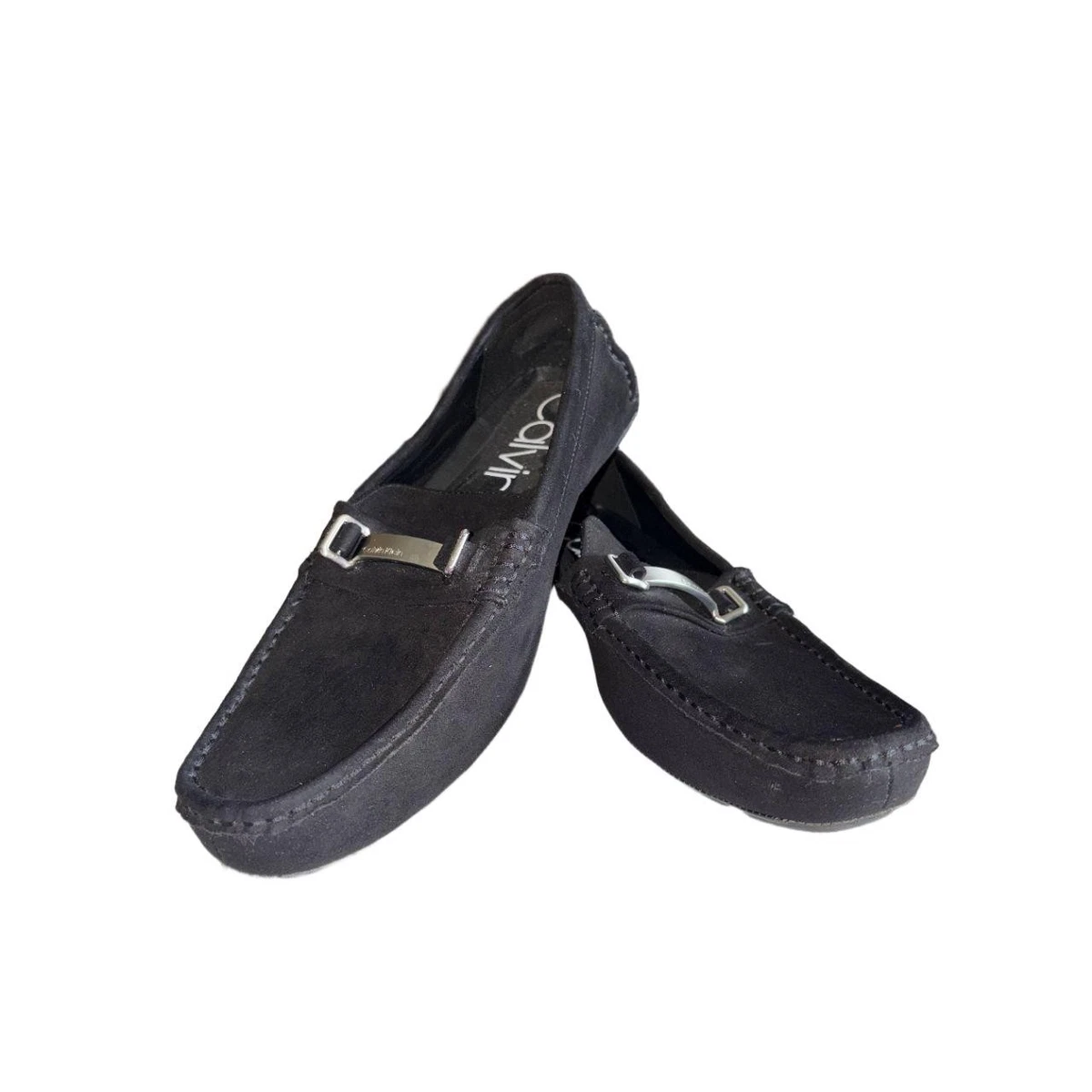 Calvin Klein Malcome Loafer Slip-On Mens Black US 11.5M Calvin Klein Loafer Solid Casual Shoes for Men for sale | eBay main image 2