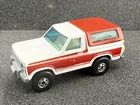 Hot Wheels Vintage Megaforce Bronco White Tan Bike Hong Kong Very Nice