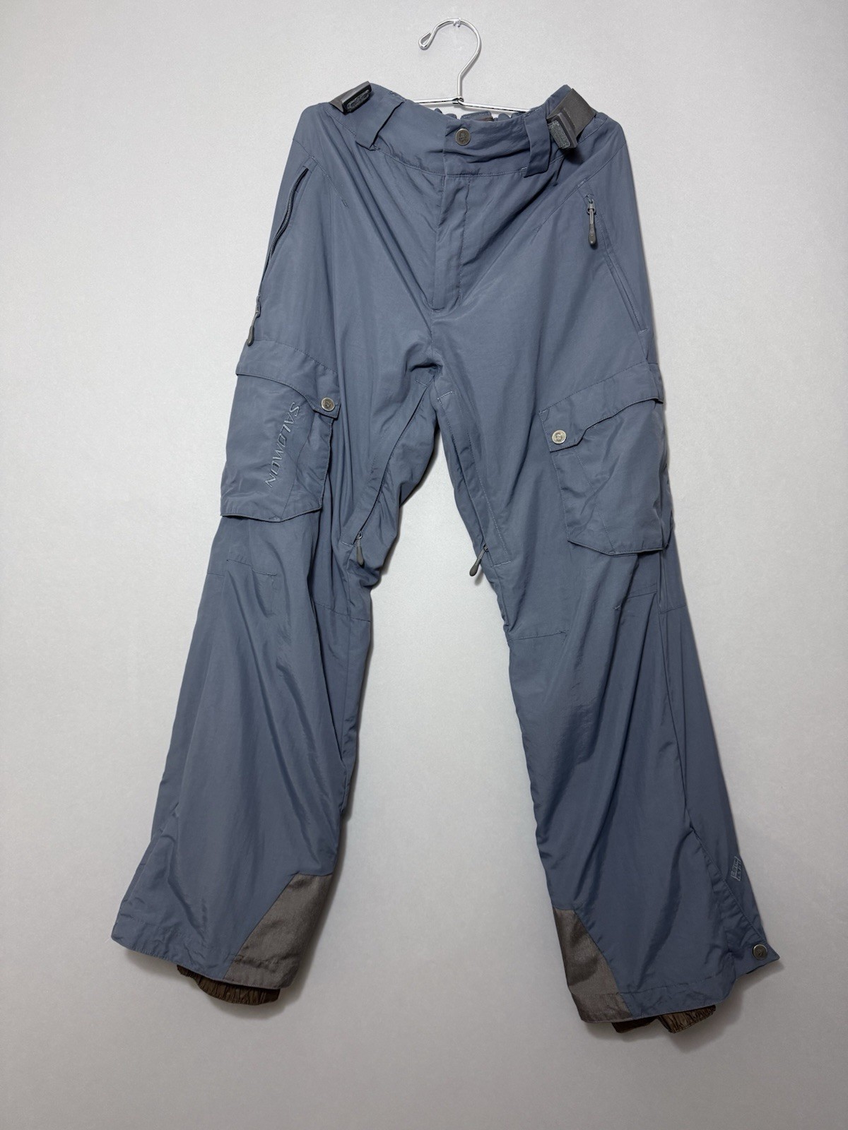 Salomon Pantalone Tecnico Grigio Marrone Foderato Isolante Clima Pro L