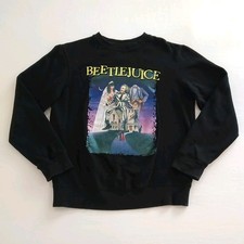 Vintage Beetlejuice Women's Crewneck Sweatshirt Pullover Sweater Size Medium 90s