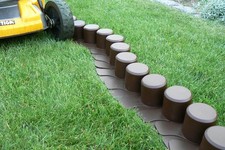 Palisade Lawn Flower Bed Edging 4.05 m Brown
