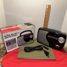 WeatherX Portable NOAA Weather  AM / FM Radio Model No. WR282B