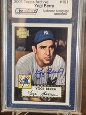 2001 Topps Archives - Yogi Berra #2 Authentic Auto