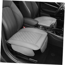 2 Pcs Car Seat Cover, Includes Front Car Seat Front Bottom Seat Covers Gray