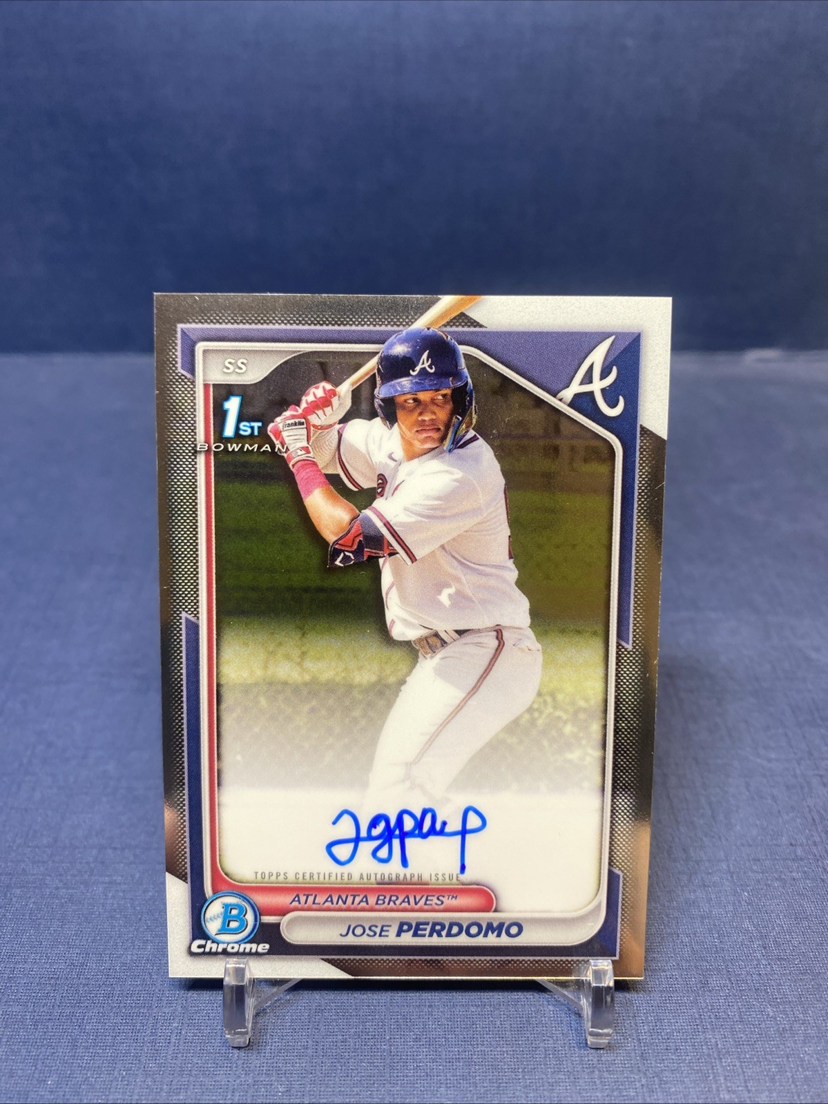 2024 Bowman Chrome - Prospect Autographs Jose Perdomo #CPA-JP (AU, RC)
