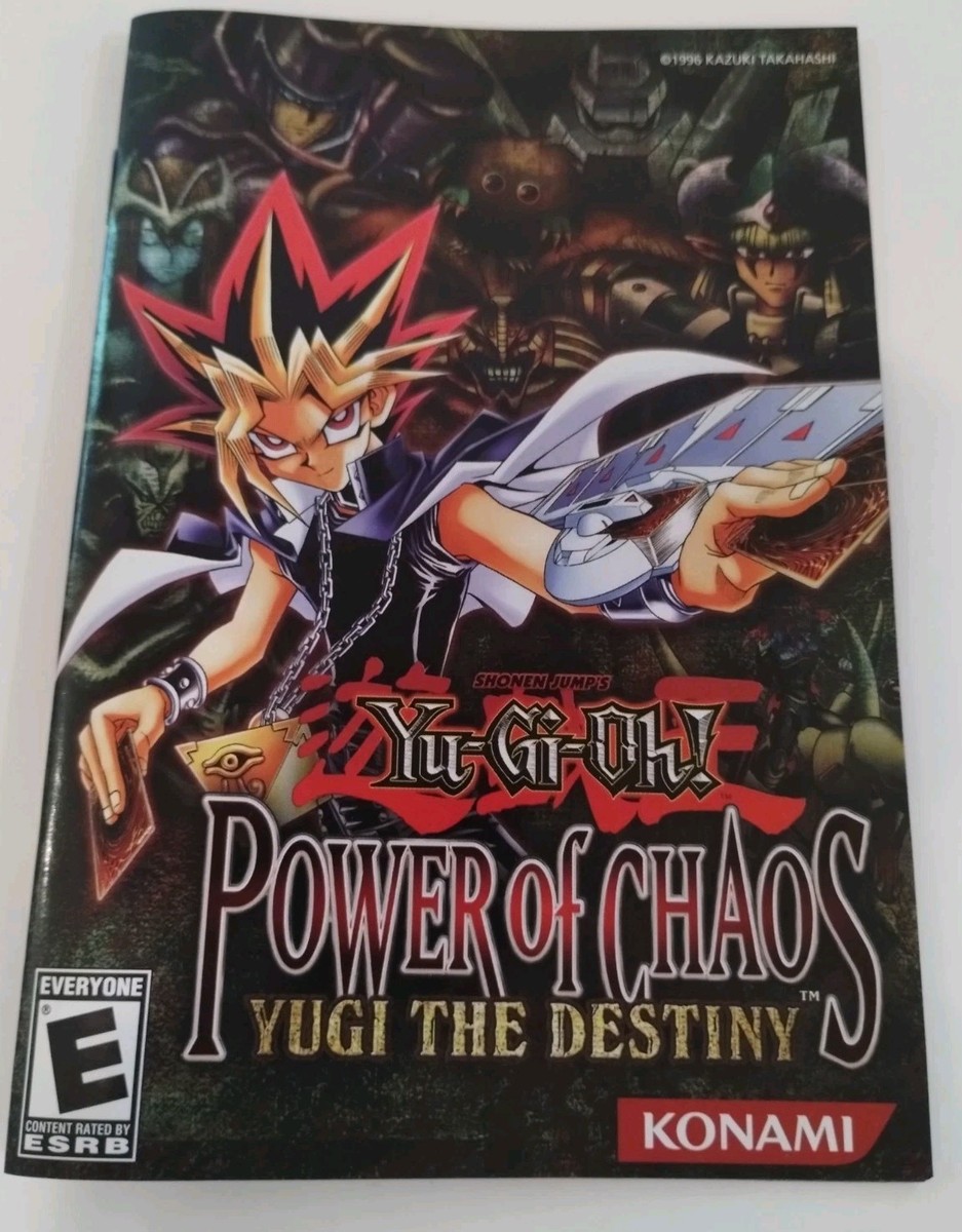 Yugioh Power of Chaos Yugi the Destiny Original Box & Contents