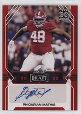 2022 Leaf Draft Red Phidarian Mathis #BA-PM1 Auto 14md