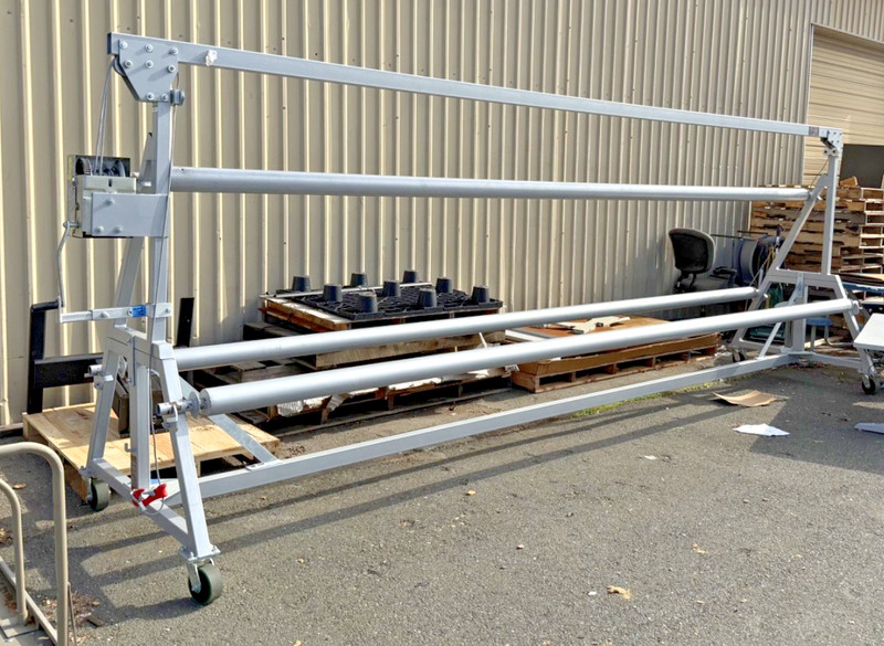 Wrestling Mat Roll-Up Rack--The Mat Rack System (MR-3) Mat Storage/transport