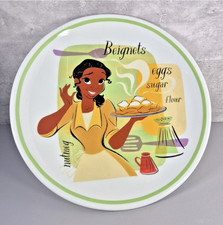 Disney Store Kuchenst&auml;nder Disney Prinzessin Tiana Beignets Keramiksockel Retired