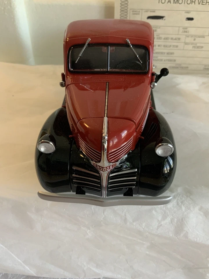 1941 道奇皮卡,丹伯里完好带原产地盒和标题证书复制品 — 第 4/4 张图片