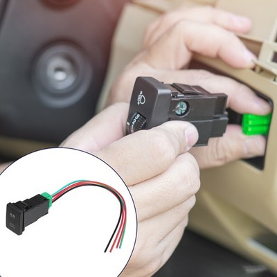 Spotlights Druckknopfschalter mit Anschlusskabel für Toyota Landcruiser 4Runner