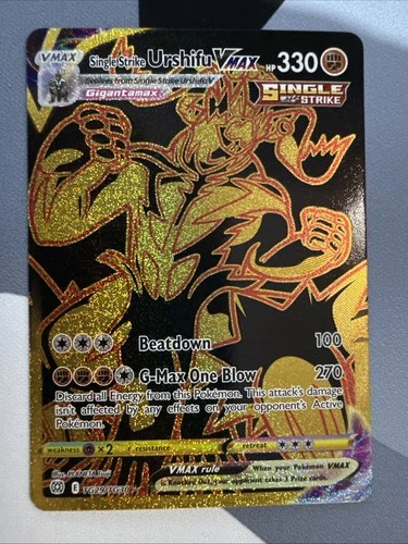 Single Strike Urshifu VMAX (Secret) TG29/TG30 Swsh09: Brilliant Stars Trainer...