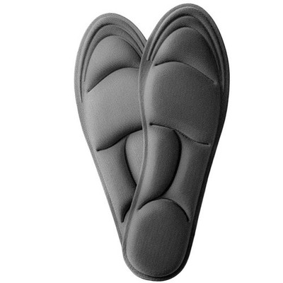 3 Pairs 5D Memory Foam Shoe Insoles for Men and with High Arch , Soft Elastic...