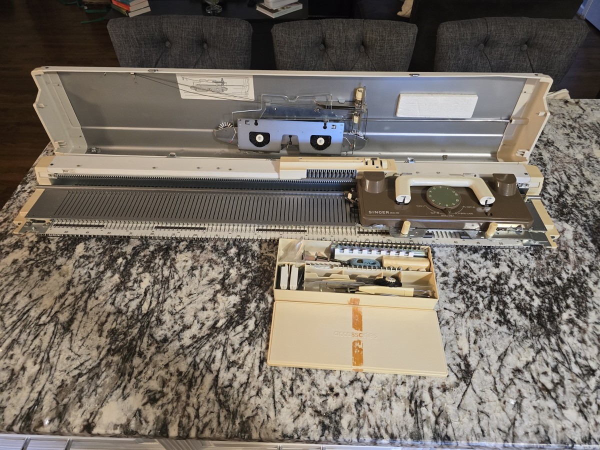Singer Silver Reed Mod. 155 Knitting Machine | eBay