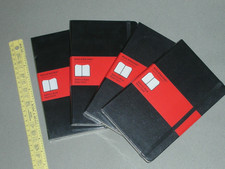 Moleskine Address Book Repertoire 8-1/4" x 5" LOT - 4 PCS