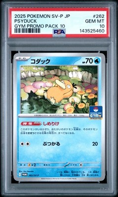 PSA10 コダック ジムプロモ PROMO 262/SV-P Psyduck 262/SV-P Sv-P Promotional Cards Regular (Japanese) for