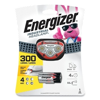 Vision HD LED Headlamp, AAA, 200 lm, Red Energizer HDBIN32E Plastic 398001255900