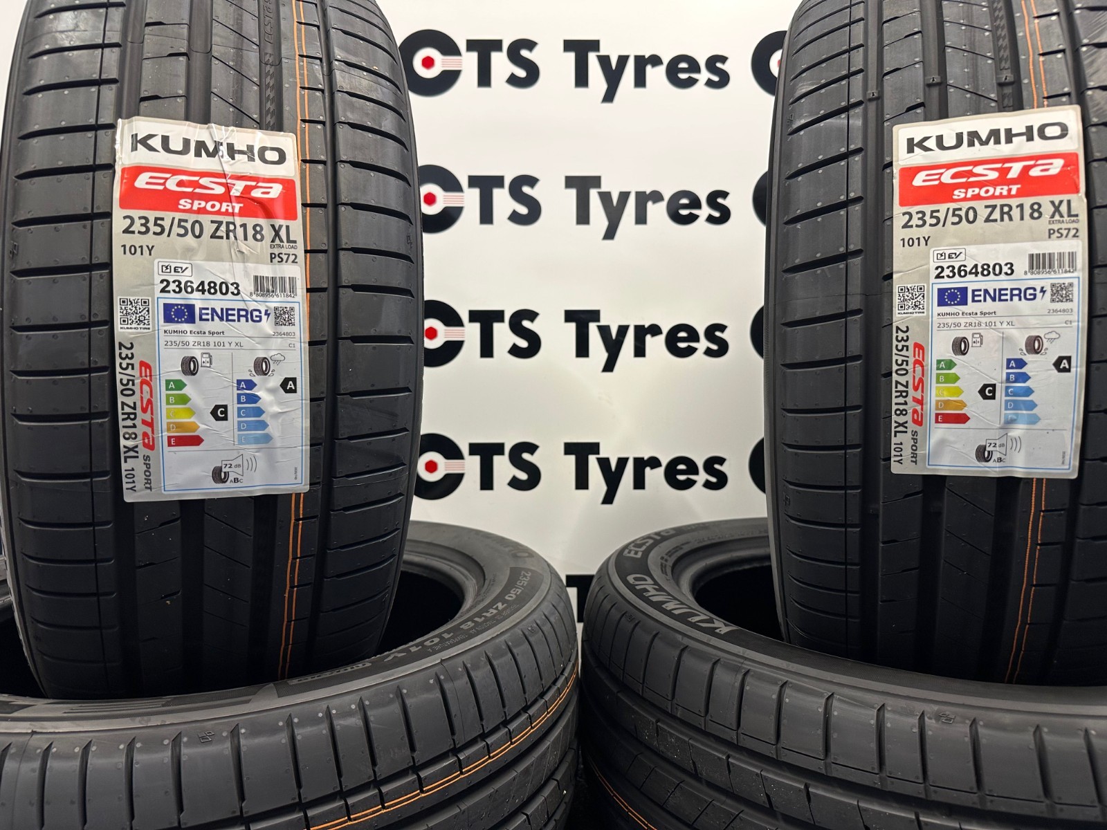 Kumho Ecsta Sport Ps72 ( 235/50 Zr18 101Y Xl, With Rim Protectionleiste (Fsl) ) - Image 12