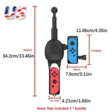 1 Pcs Fishing Rod Bar Durable Poratable For Nintendo Switch Joy Con handle C