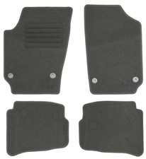 Fußmatten Set für VW Polo 9N 2007-2009 Autoteppiche mit 100% Passform Schwarz