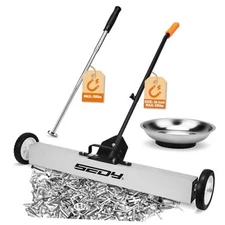 36-Inch Rolling Magnetic Sweeper | 40-Inch 36" Rolling Sweeper Set (3PCS)