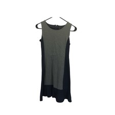 J Crew Grey and Navy Blue Sheath Dress Size 0 Business Casual Professional