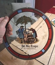 Fensterbild aus GLAS -  Der Biertrager  - aus dem Ständebuch J. Amman 1568