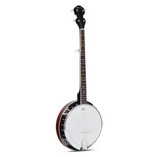 Sonart 5 String Geared Tunable Banjo Beginners 24 Brackets Closed Back Remo Head