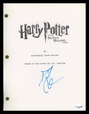 Daniel Radcliffe "Harry Potter and the Deathly Hallows Part 2" SIGNED Script B