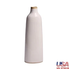 Handmade Vanilla Bottle Vase 18inch Elegant Home Decor Indoor Floral Display New