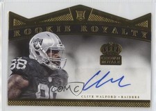 2015 Crown Royale Rookie ROYalty Signatures Gold 93/99 Clive Walford Auto 0v1