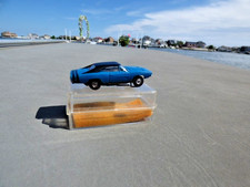 AFX AURORA T-JET THUNDERJET 500 BLUE DODGE CHARGER HO SLOT CAR IN THE BOX RARE