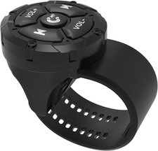 Bluetooth Media Button Remote,Waterproof Wireless Music Controller for Car Bike