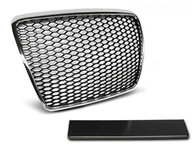 Calandre design chrome pour Audi A6 C6 (2009-2011)