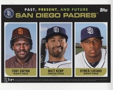 2015 Oversized Wall Art Past Present and Future 1/1 Tony Gwynn Matt Kemp HOF 0c3