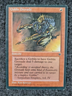Goblin Grenade Magic: the Gathering Fallen Empires (Spencer)  MP ......(DS3D1K4)