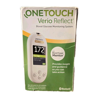 One Touch Verio Reflect Blood Glucose Monitoring System Bluetooth Exp 3/27 NIB