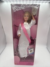 Barbie Class Of 2002 Graduation Doll Special Edition White Gown Mattel #50500