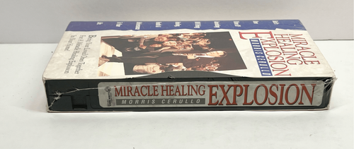 Rare Vintage Miracle Healing Explosion by Morris Cerullo VHS Sealed NEW NOS - Picture 3 of 3