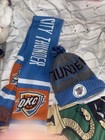 Oklahoma City Thunder OKC Beanie Hat Cap  Pom Knit And Scarf NBA — photo 1