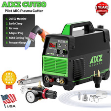 50A Plasma Cutter, AIXZ 110V 220V Non-Touch HF Pilot Arc Plasma Cutting Machine