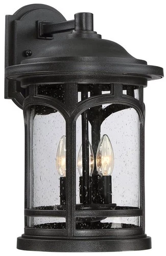 Marblehead 17 1/2" High Mystic Black Outdoor Wall Light - Picture 2 of 5